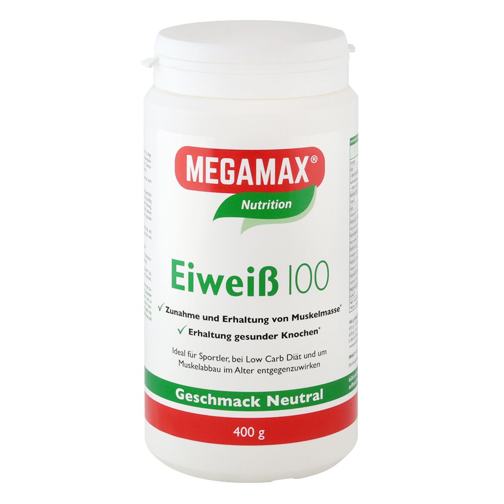 MEGAMAX® Nutrition Eiweiß 100 Geschmack Neutral online kaufen bei ...