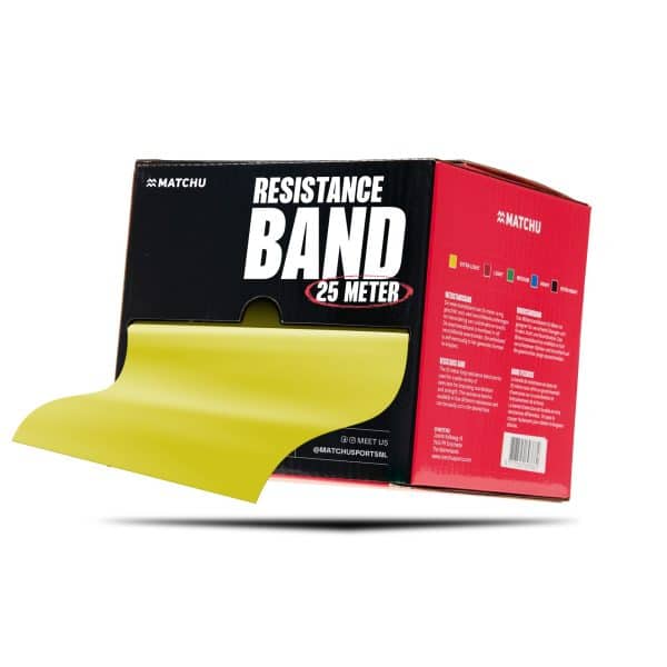 Matchu Sports - Fitnessband Rolle - 25 Meter - Widerstandsband - Resistance Band