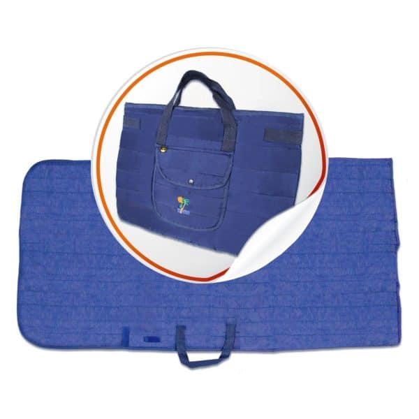 P-Beauty universelle Faltmatte auch als Tasche für Camping Strand Yoga