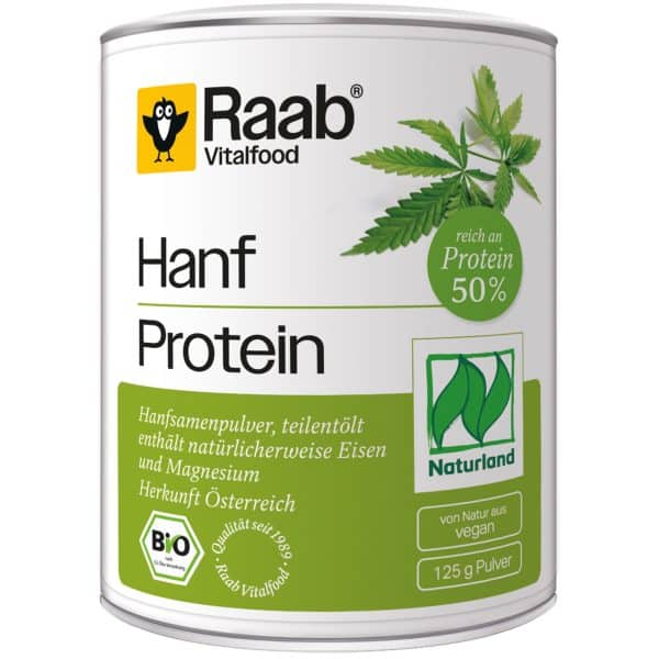Raab Vitalfood® Naturland Bio Hanfprotein Pulver