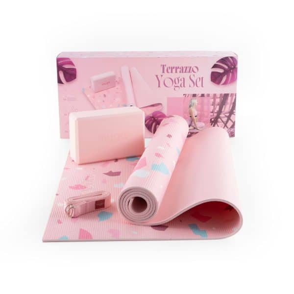 Yoga-Einsteiger-Set - Terrazzo Design