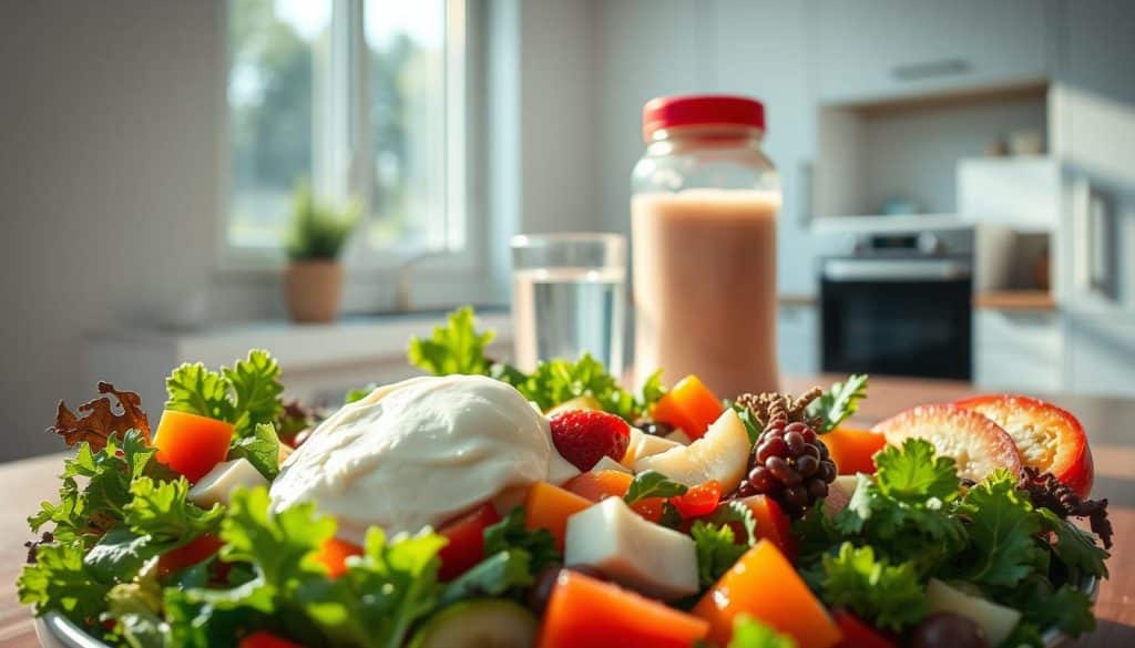 gesunde Ernährung mit Whey Protein